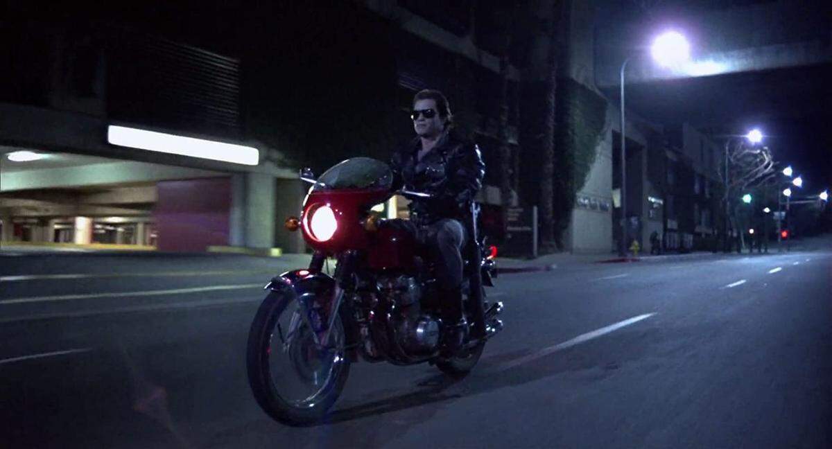 Arnold Schwarzenegger in “The Terminator” (1984).