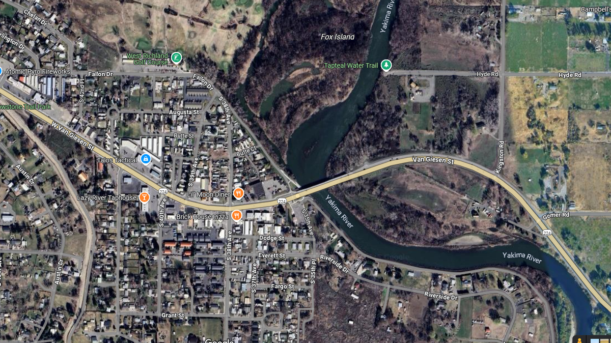 A 54-year-old man died in the Yakima River on June 29.