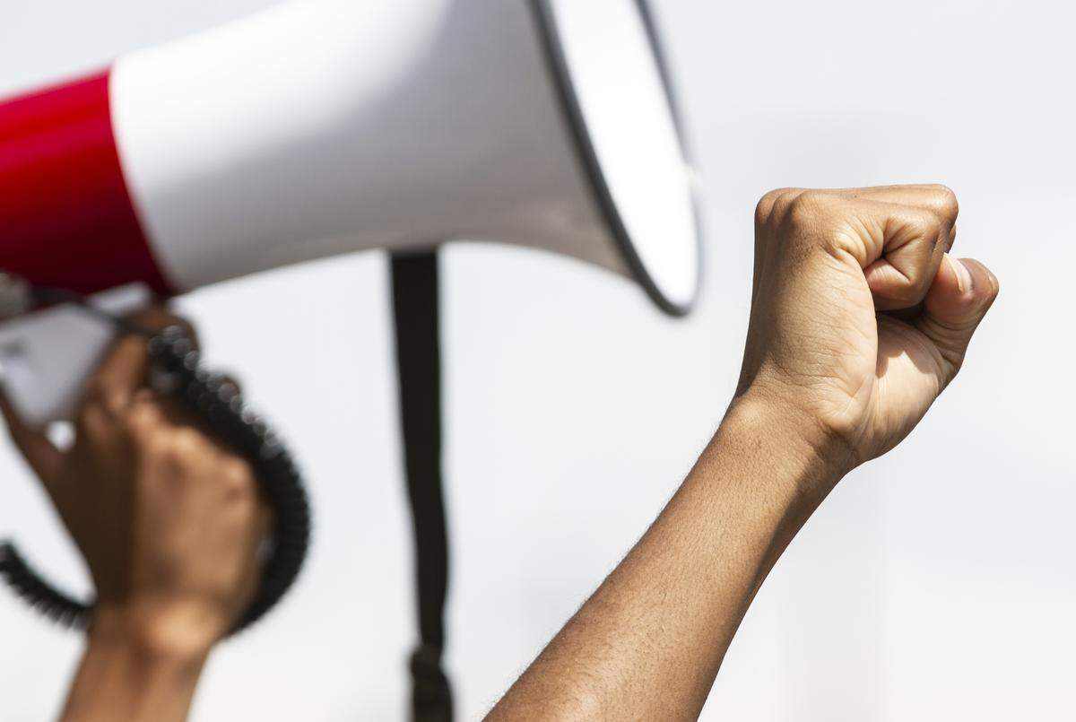 Demonstrators held peaceful protests against police brutality and violence against black people across the Tri-Cities on Saturday. 