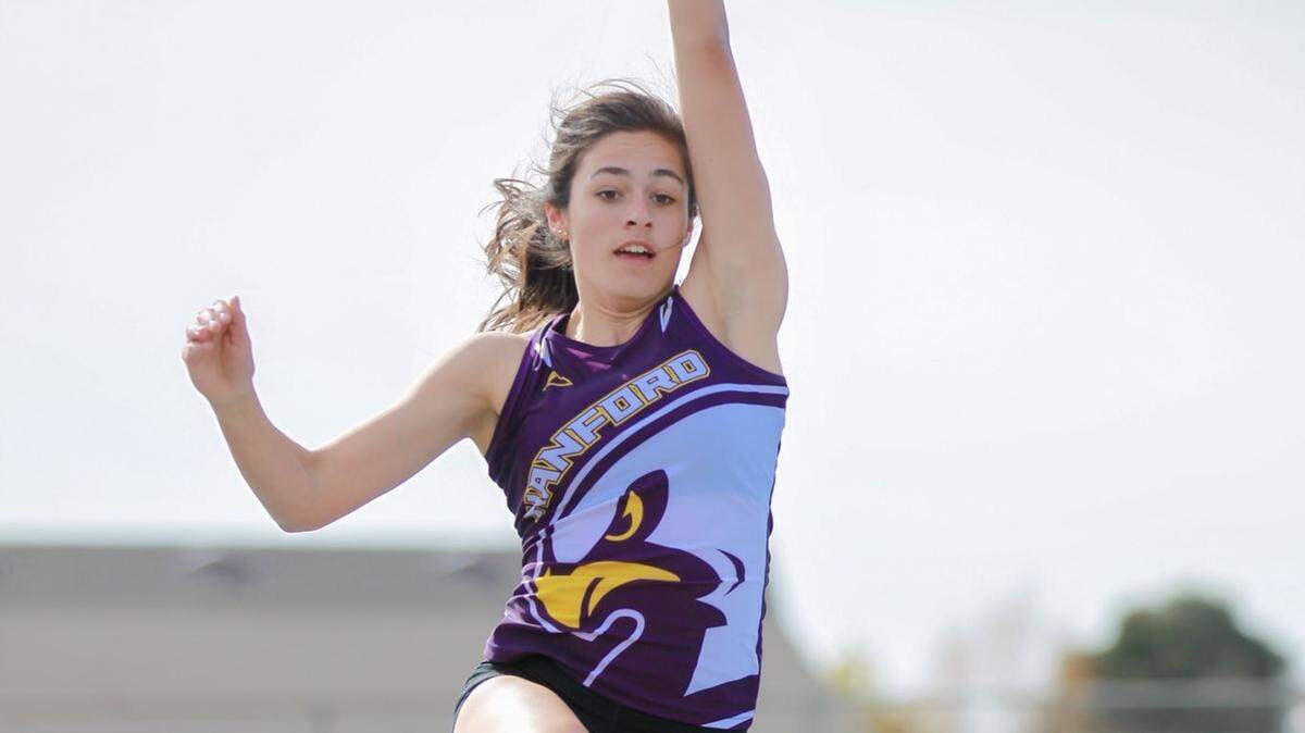 Recent Hanford graduate Amanda Fraga is headed to the Air Force Academy in the fall to compete in track.