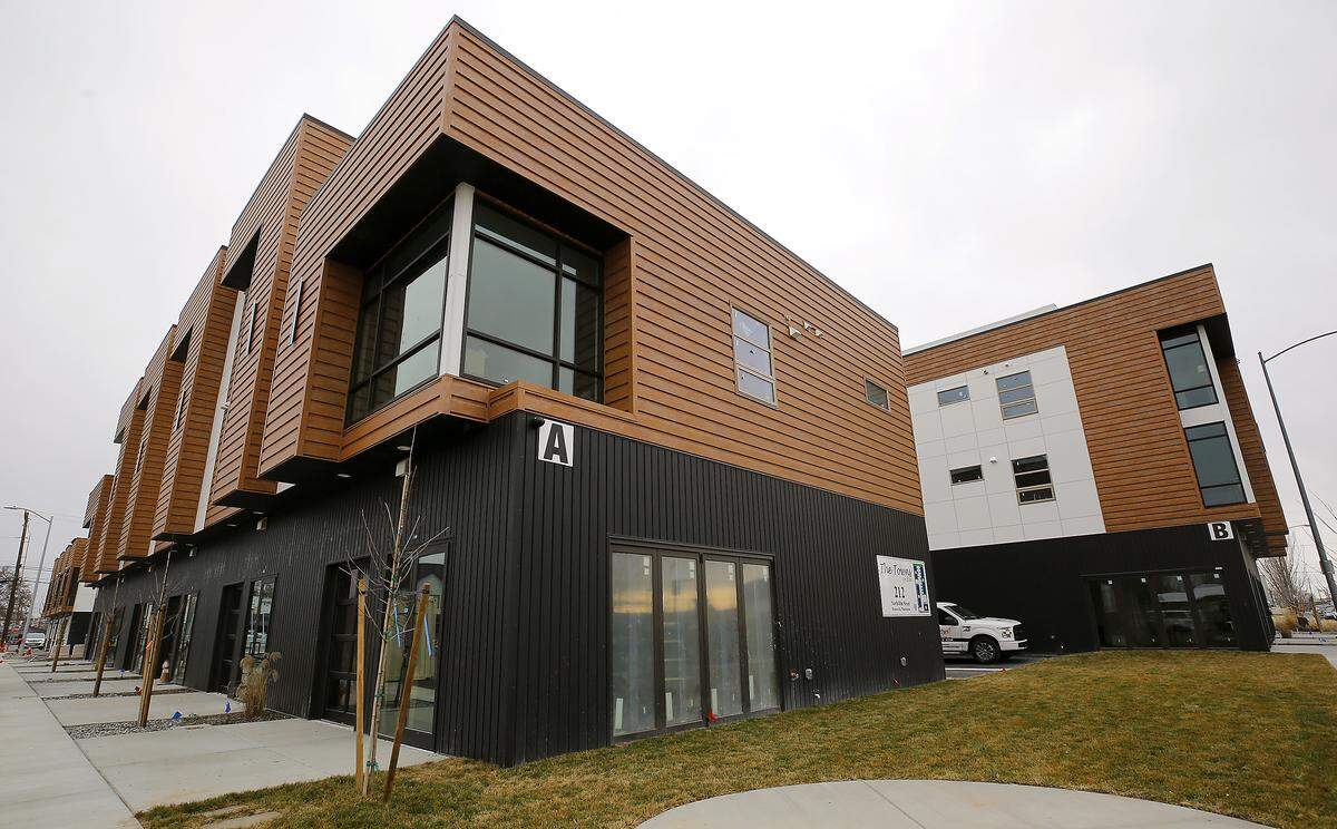 The Towns on Elm townhouse construction project is taking shape at 212 North Elm in downtown Kennewick.
