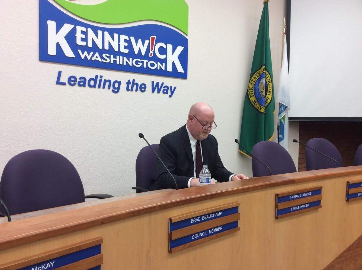 Attorney Thomas Atwood serves as the Kennewick ethics officer.