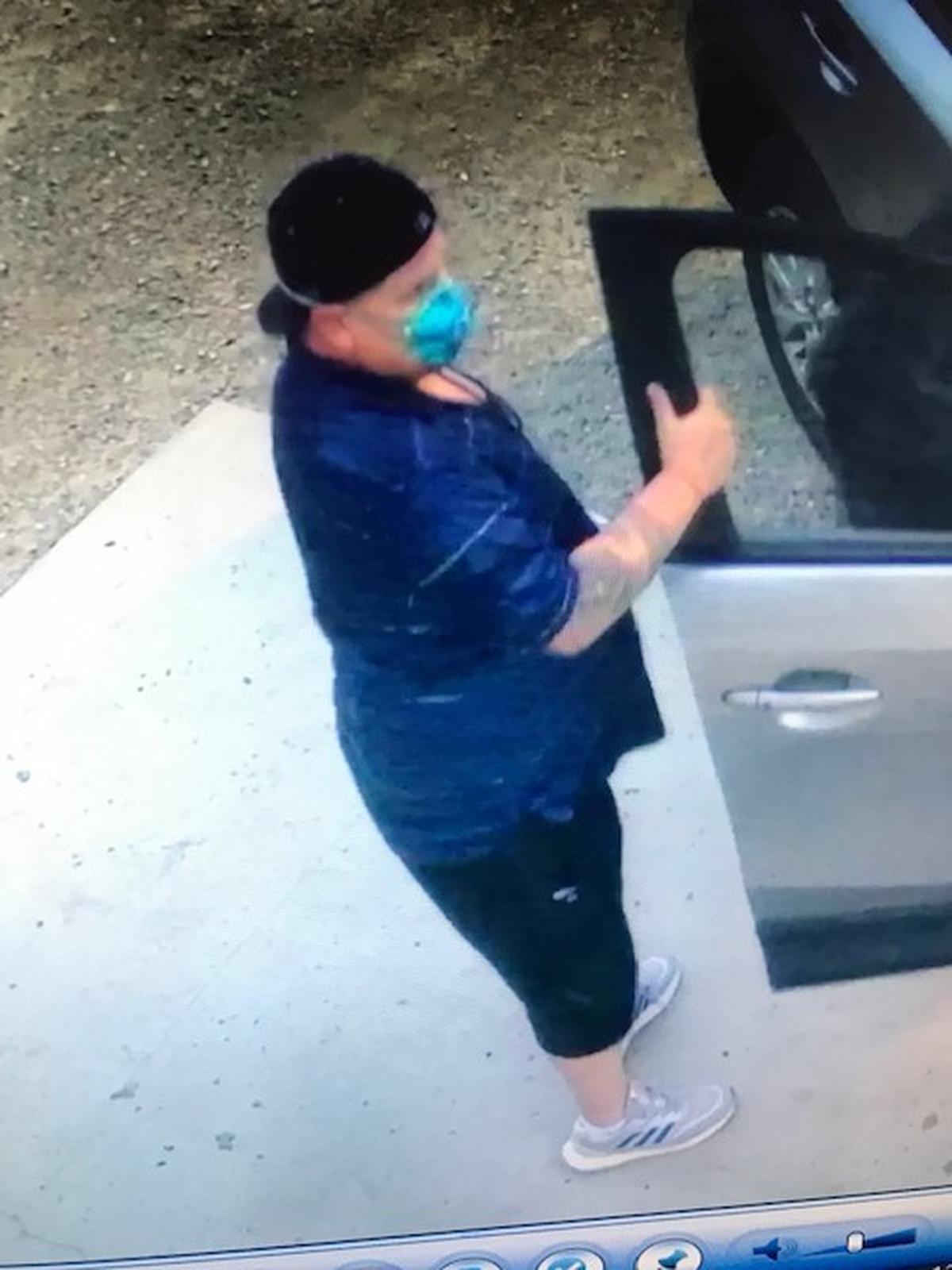 This man was one of two that broke into a shed at Mueller’s Funeral Home and carted away several thousand dollars in equipment.