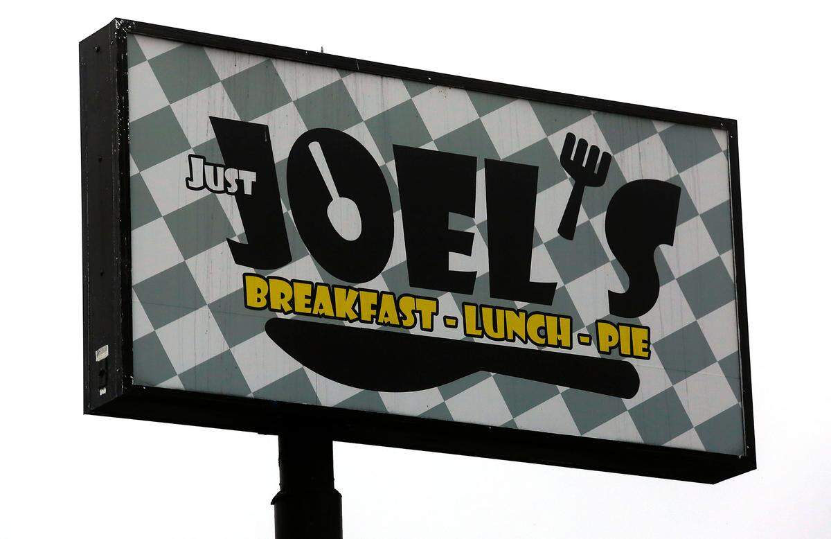Sign at the Just Joel’s restaurant building at 1505 W. Kennewick Ave. in Kennewick.