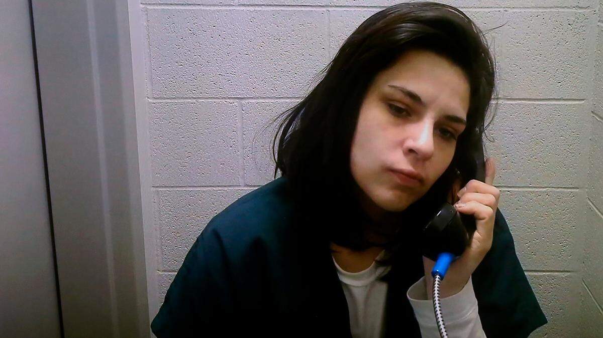 Assault suspect Lara Maria Garcia, 30, makes her preliminary appearance in Benton County Superior Court via a video link from the jail. Court documents implicate her in the January 2023 Richland shooting incident on McMurray Avenue..