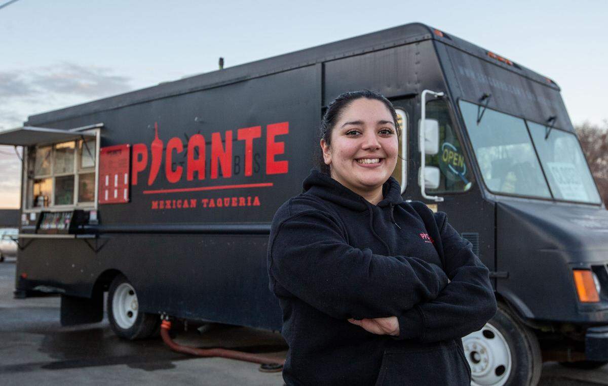 Daisy Vargas opened her Mexican taqueria food truck, Picante, in January 2020.