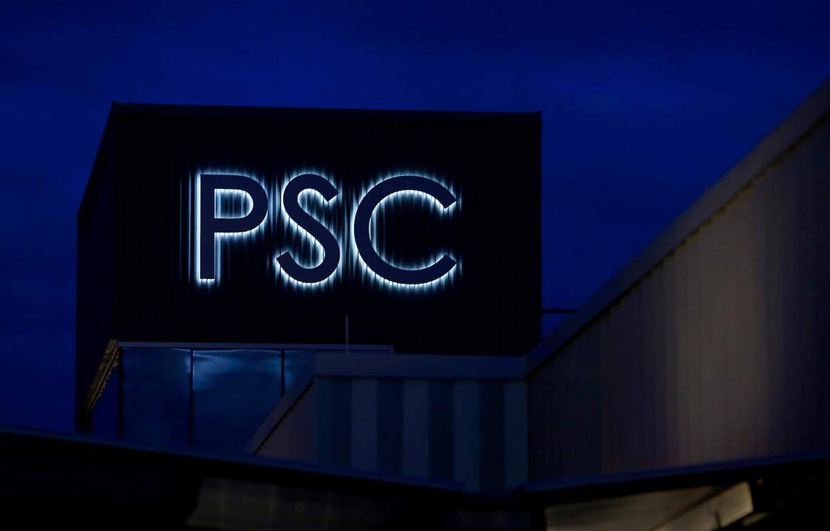 The Tri-Cities Airport in Pasco in the predawn hours in January 2023.