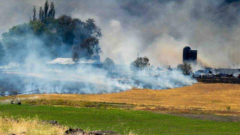Wildfires surround Tri-Cities: Evacuations, WA strike teams and aerial firefighting