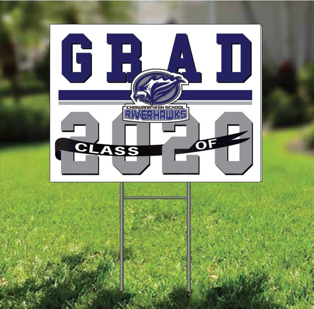 Graduating Chiawana High School seniors will receive a yard sign in the next few weeks