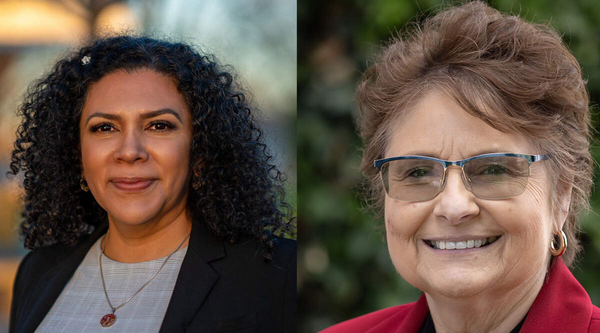 Ana Ruiz Kennedy, left, and Deb Manjarrez are running for Washington 14th Legislative District Representative Pos. 2