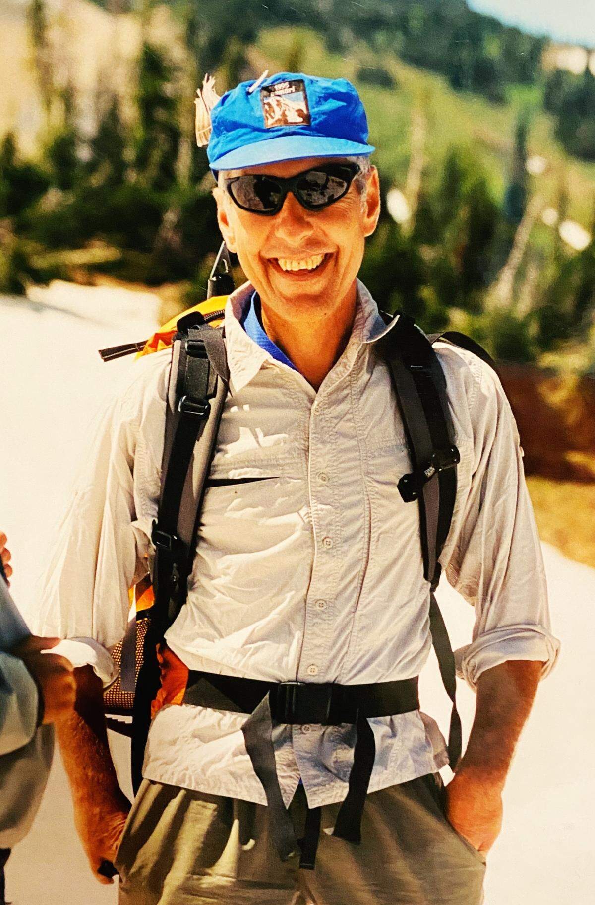 John Zachera hiking in the 2000’s.