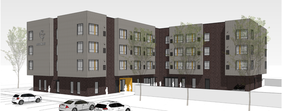 Catholic Charities Eastern Washington received a $3 million grant for Pasco Haven - a $16 million apartment project in Pasco to house homeless individuals. Architecture All Forms has created preliminary renderings for the complex.