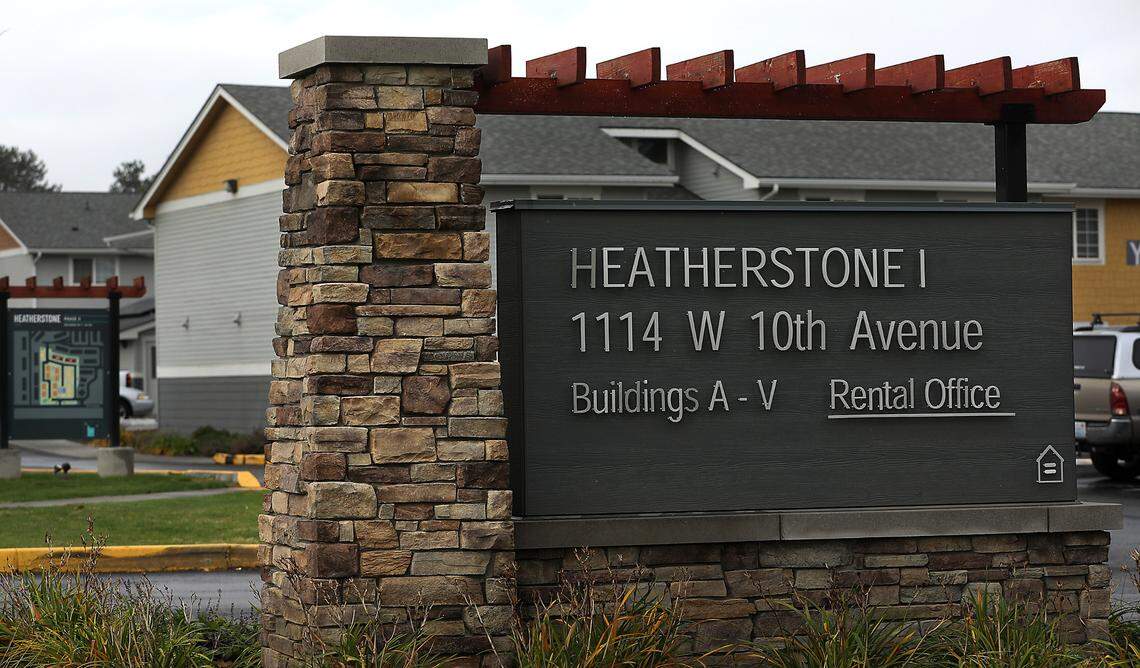 The Heatherstone Apartment complex is located at 1114 W. 10th Ave. in Kennewick.