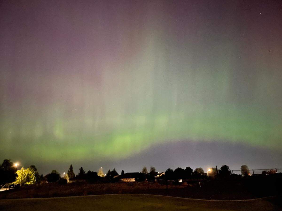 Tamra Harrison shared this photo of the lights from Horn Rapids in Richland, Wash.