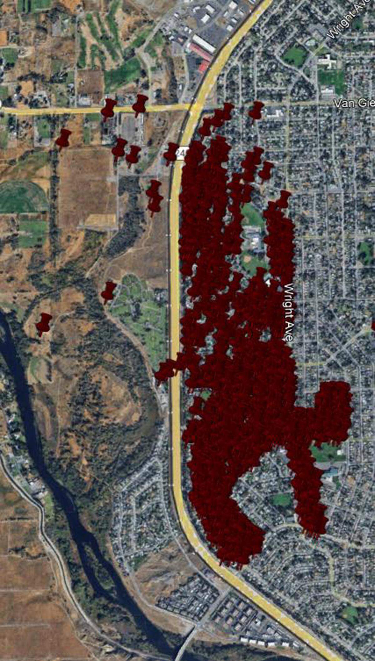 Power crews worked to isolate outage areas overnight in Richland. Streets crews were also clearing road debris and downed trees at Wright and Putnam. 