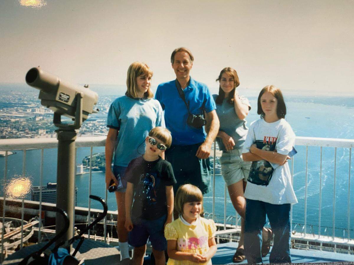 Circa late 1990’s, John with his children Heather, Amy, Pete and Dillon.
