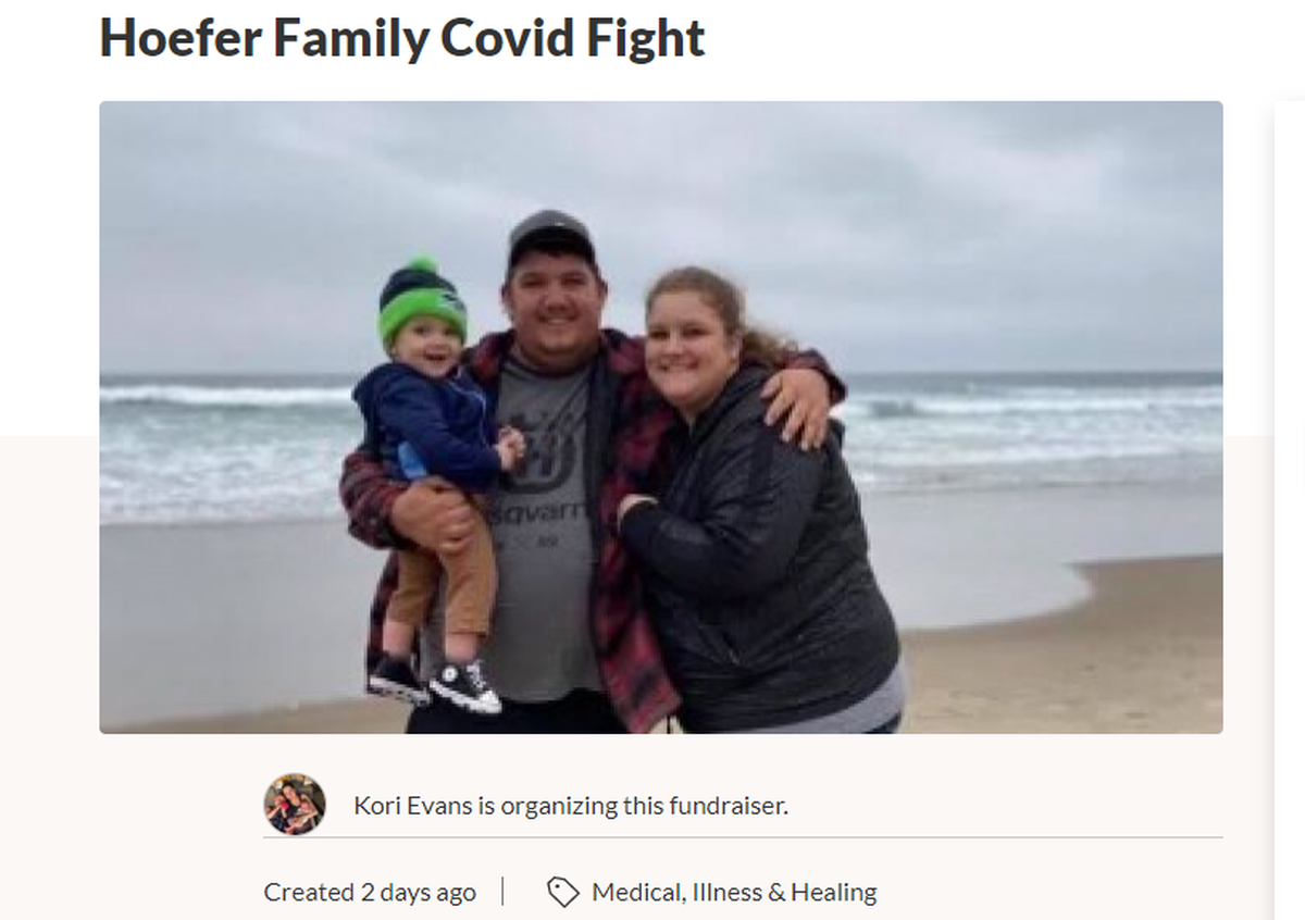 A young mom, Natalie Hoefer, of Richland, is in a medically induced coma on a ventilator as she struggles with COVID-19.