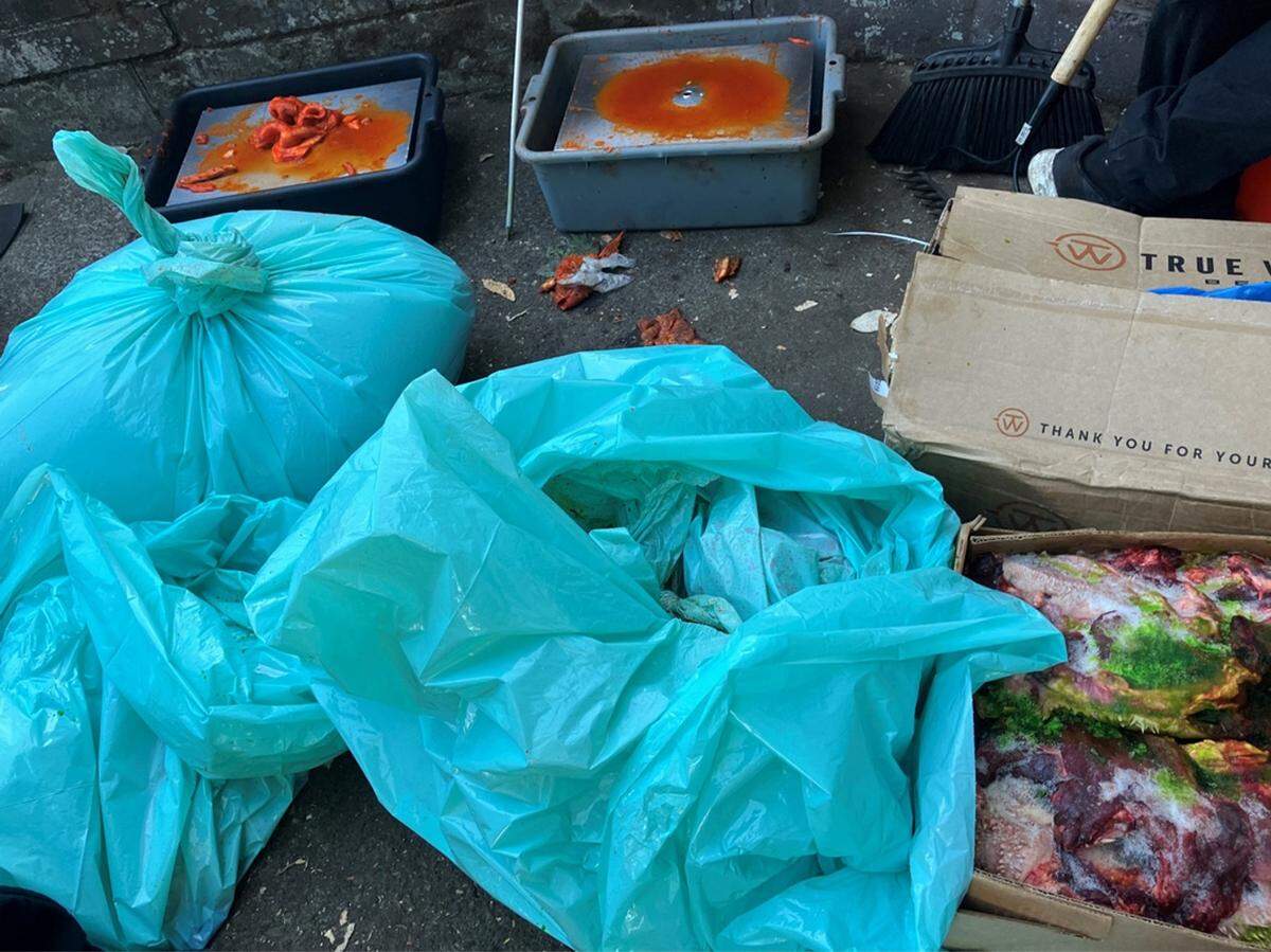 The Tacoma-Pierce County Health Department shared this photo of an unpermitted kitchen used to prepare food for unpermitted roadside vendors. It’s an example of why food should only be purchased from permitted vendors, it said.