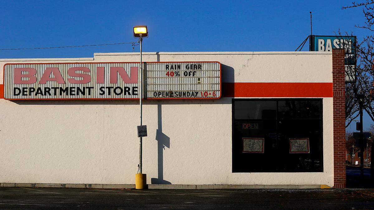 Basin Department Store at 111 W. First Ave. in downtown Kennewick.