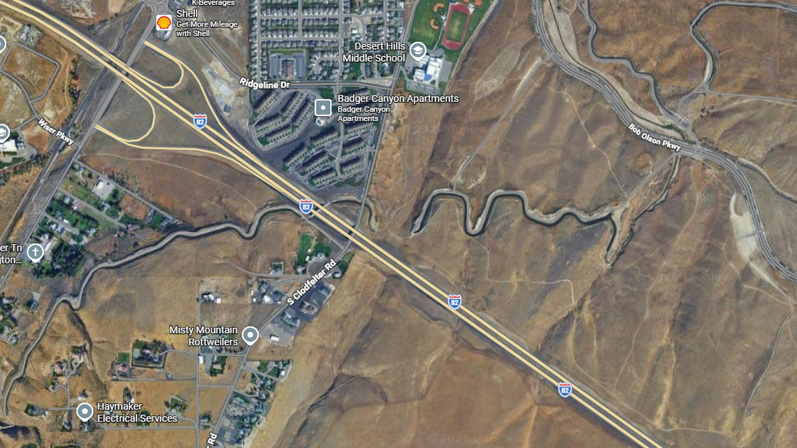 Sleepy driver blamed for 2 a.m. crash that injures 2 on I-82