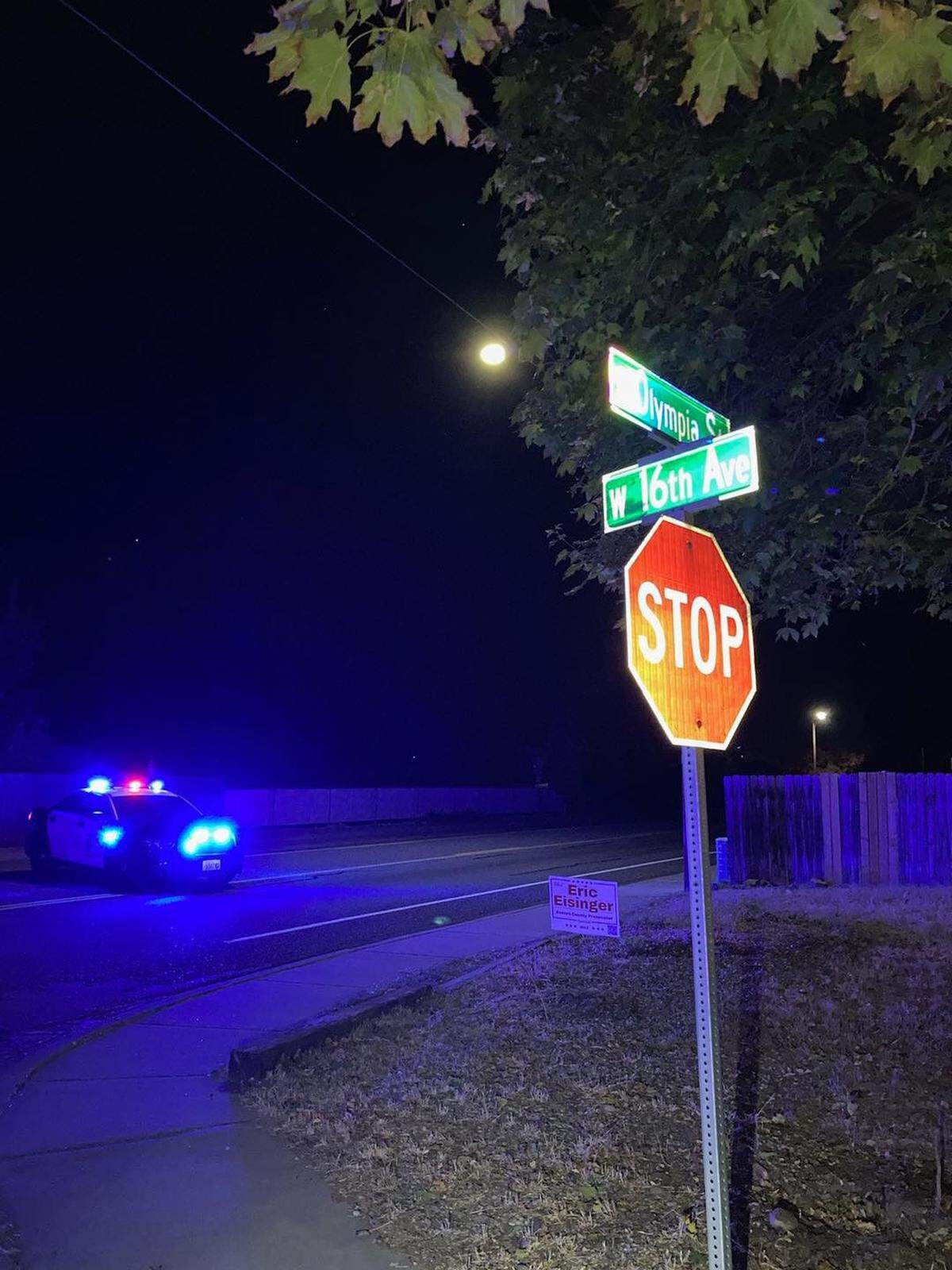 Gunshots were fired early Saturday morning in the 1500 block of South Olympia Street in Kennewick.