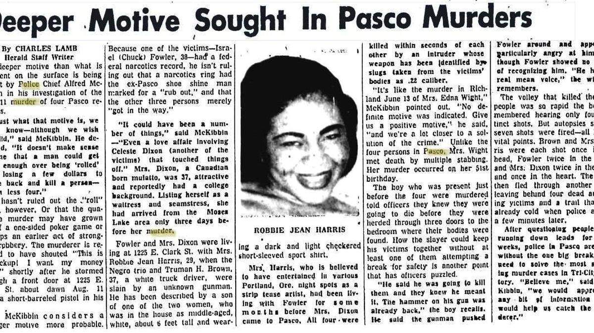 Pasco police are asking for help to solve this 64-year-old cold case.