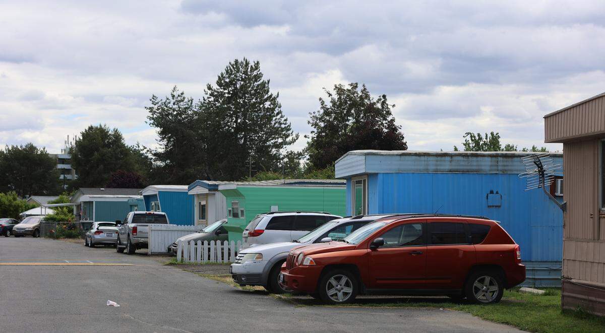 There are around 40 homes at the Sands Mobile Home Park in Pasco.