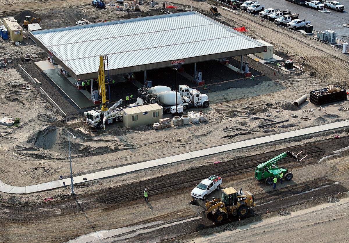 The $25 million project includes a store fueling station and several pads for retailers who want to be close to the main store.