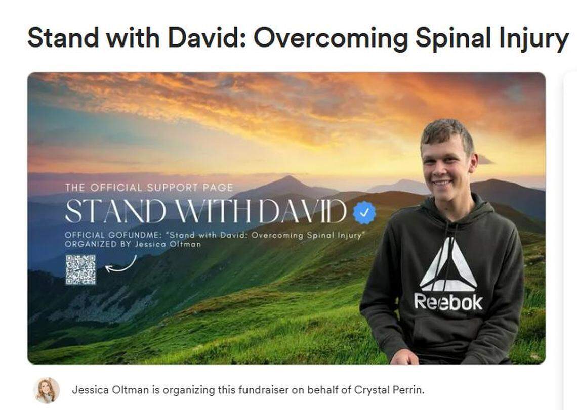 David Sample, a sophomore at Walla Walla Valley Academy in College Place, landed awkwardly on April 23, breaking a vertebra in his lower neck.