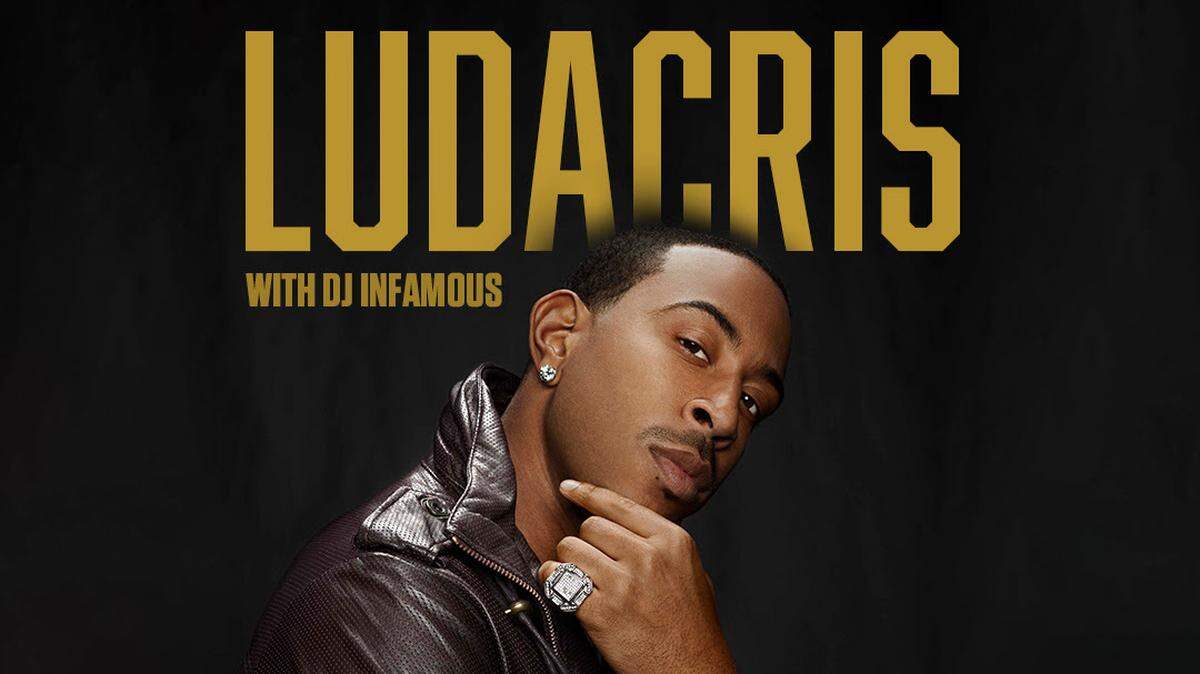Promotional poster from Live Nation Entertainment for Ludacris and DJ Infamous at the Toyota Center