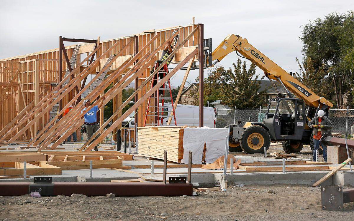 Construction workers recently frame in the walls for a new McDonald’s restaurant building being constructed at the same site of the restaurant’s previous building at the intersection of West Lewis Street and North 20th Avenue in Pasco.