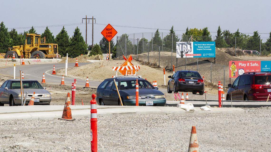 Queensgate Drive will be closed from 8 p.m. and 5:30 a.m. weeknights through Aug. 11 while workers work on the stretch between Interstate 182 and Keene Road.