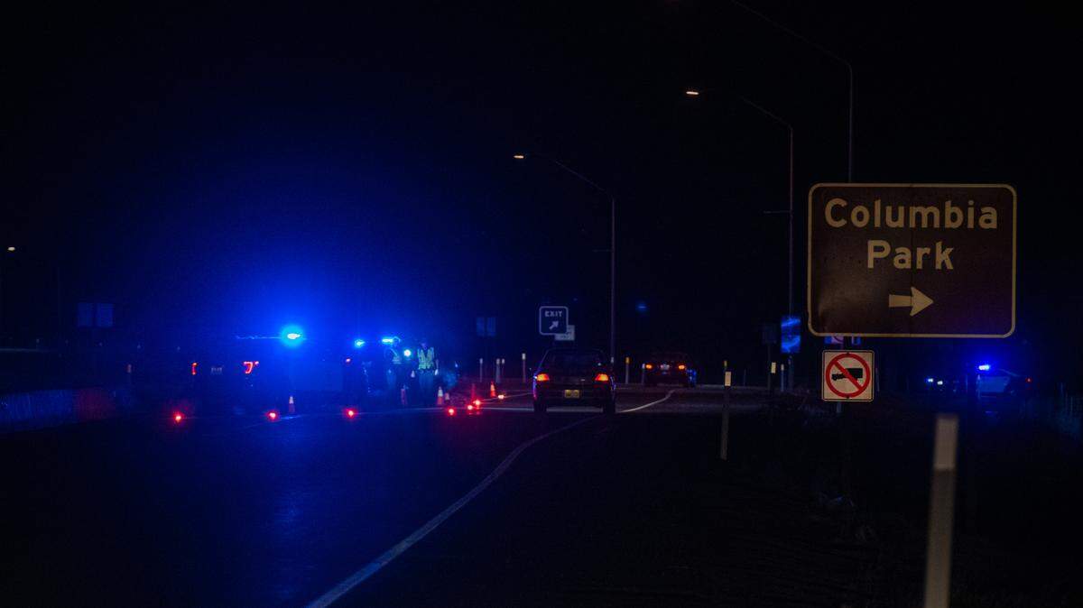 A man driving a stolen Camry from Pasco crashed and died on Highway 240 in Kennewick at Columbia Park.