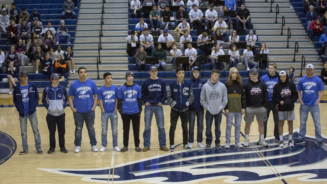 Chiawana overcomes weather, not enough hotel rooms to win 1st state wrestling titles