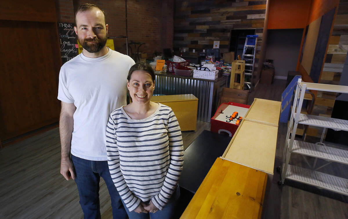 Lorelei Kennedy and Jason Keene found a new home for Storytime Bookshop after their former location was damaged in a fire.