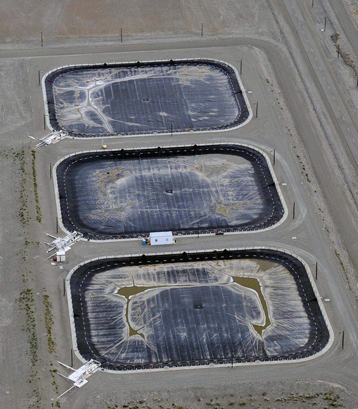 The Liquid Effluent Retention Facility, which stores contaminated water until it can be sent to the nearby Effluent Treatment Facility at Hanford, can hold 23 million gallons of water.