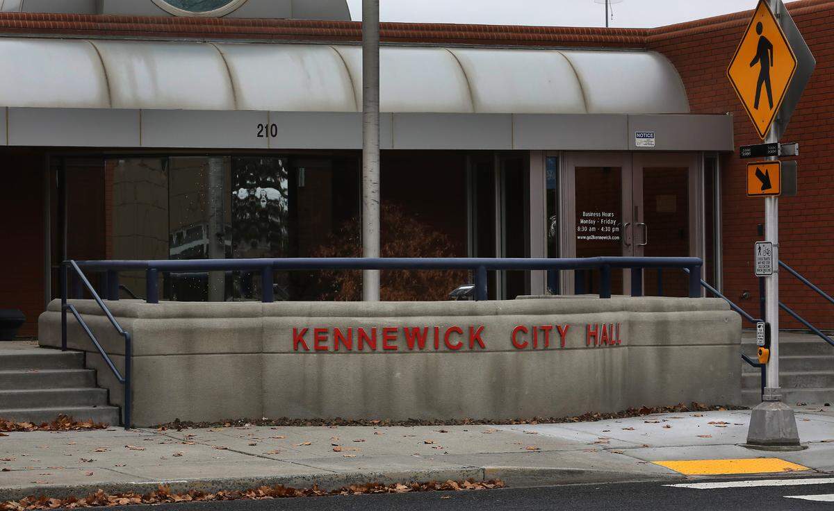 Kennewick City Hall at 210 W. Sixth Ave. in downtown Kennewick.