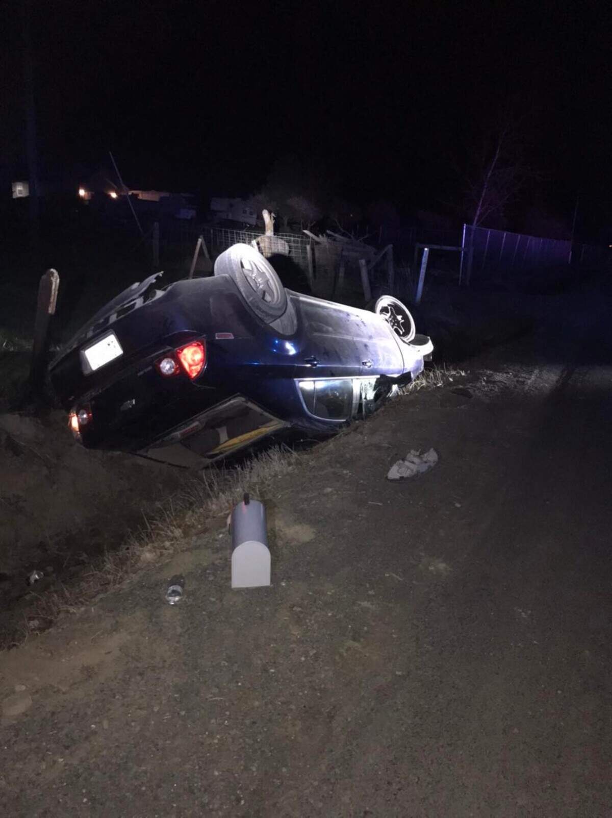 A drunk driver flipped his car on Johnson Road outside of Prosser on Saturday night, Benton County sheriff’s deputies said.