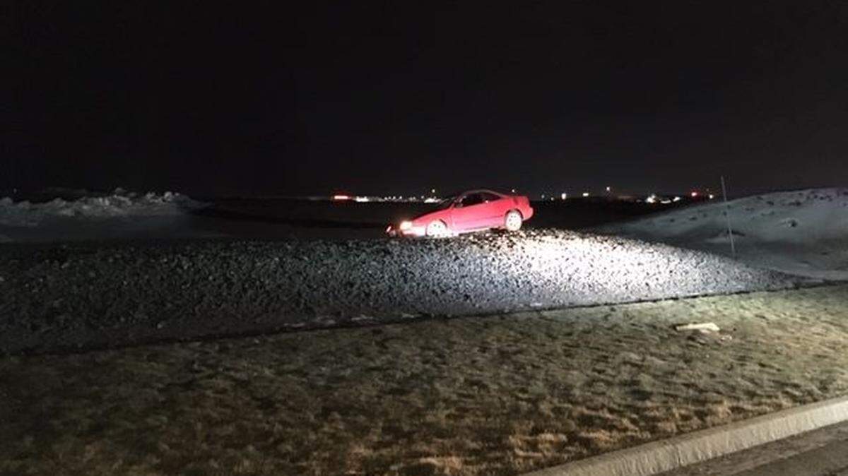The Franklin County Sheriff’s Office wants to find the person who was driving this car Friday night when they fled from police.