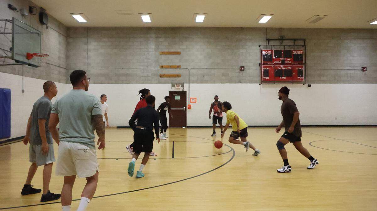 The gym in the Martin Luther King Jr. Community Center in Pasco is used for basketball and indoor soccer games.