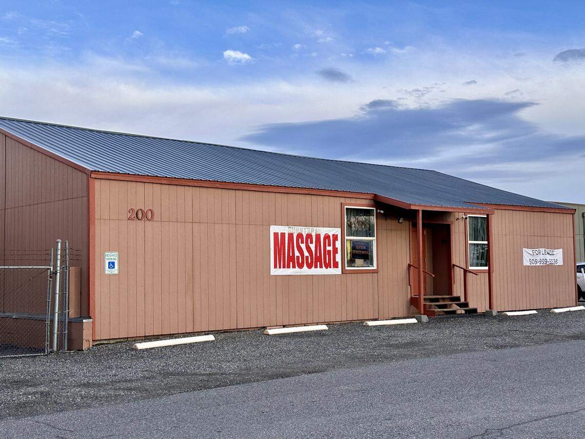 Sunrise Massage Spa at 200 N. Volland St. was closed in the Kennewick police stings.