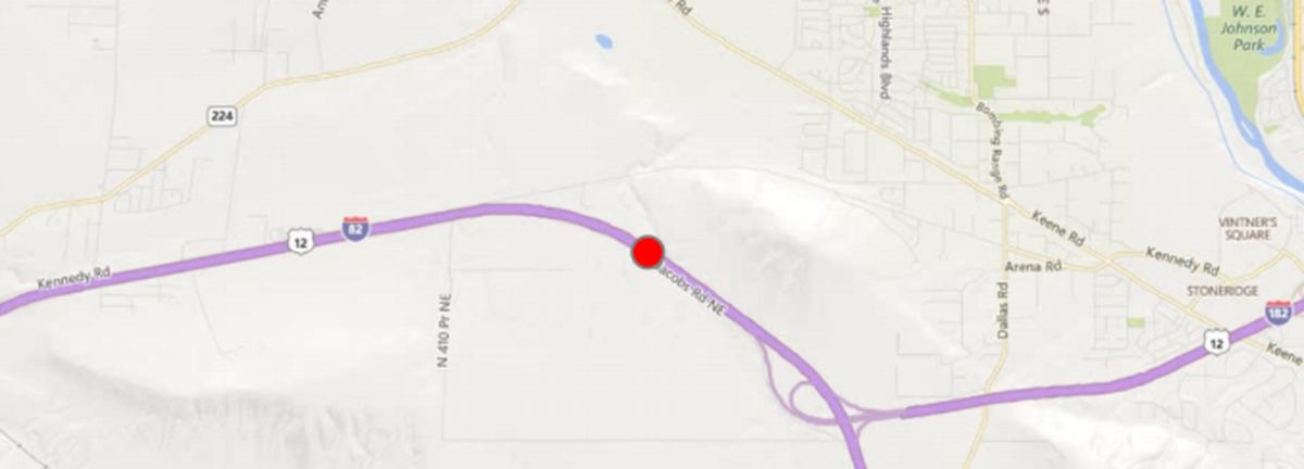 Beverly Whitehead died in a crash on Interstate 82 northwest of the Interstate 182 interchange Saturday night.