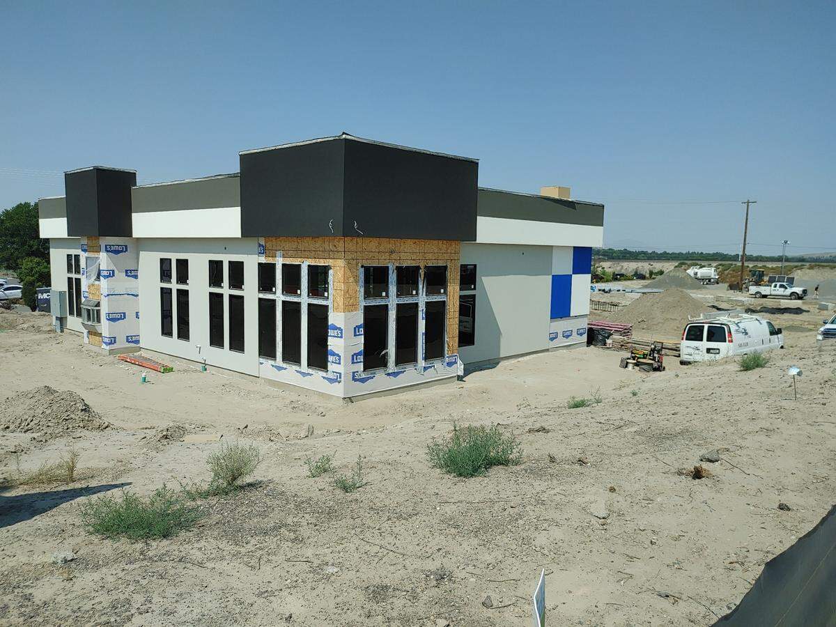 A gas station, car wash and convenience store with drive-thru is being built at 8920 W. Clearwater Ave., near a Kadlec clinic in western Kennewick.