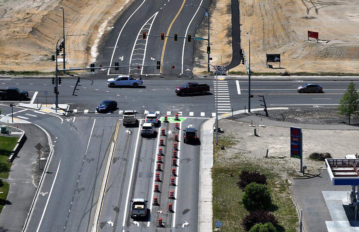 The barriers will soon come down at Queensgate Drive and Keene Road in south Richland.
