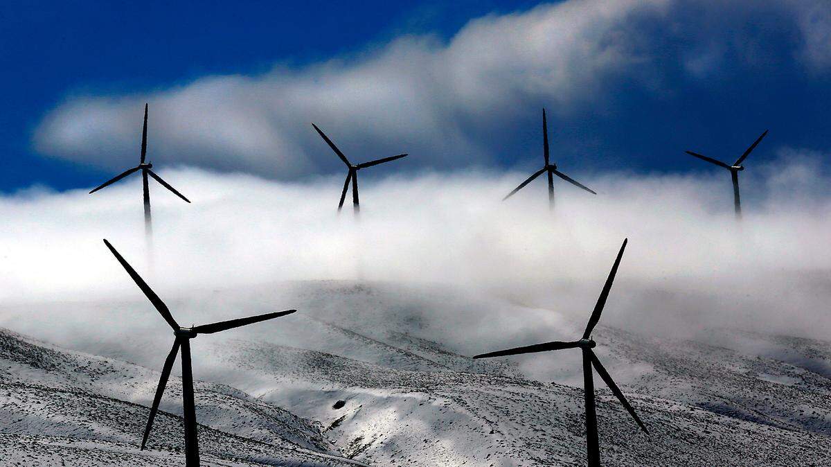 Energy Northwest’s Nine Canyon Wind Project is south of Kennewick, WA.