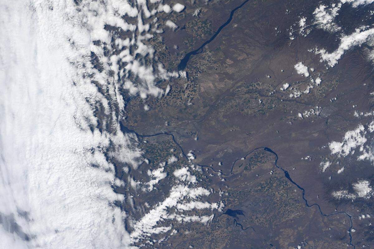 Richland astronaut Kayla Barron snapped this photo of the Tri-Cities from the International Space Station.
