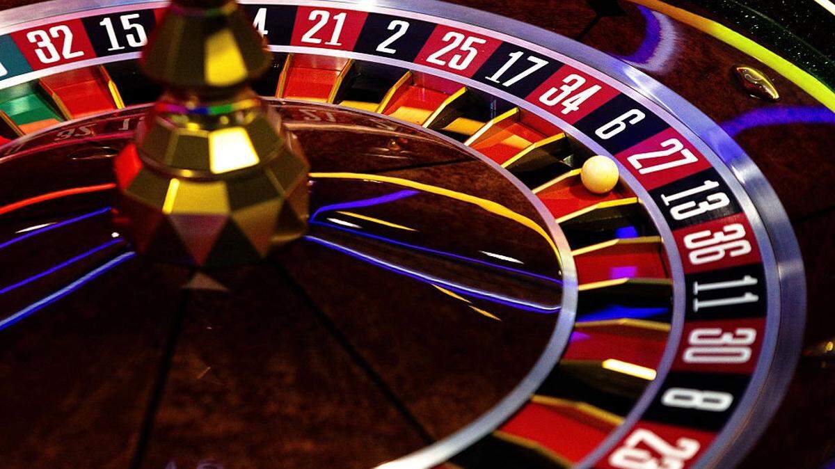 A roulette wheel is pictured at the Global Gaming Expo Asia (G2E Asia) in Macau on May 12, 2026. (Photo by Eduardo Leal / AFP via Getty Images)
