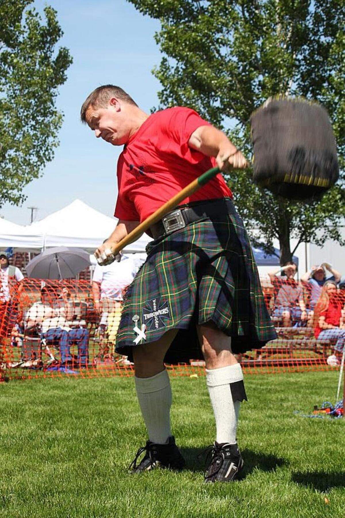 Athletes train for months leading up to events featured in the Highland Games.