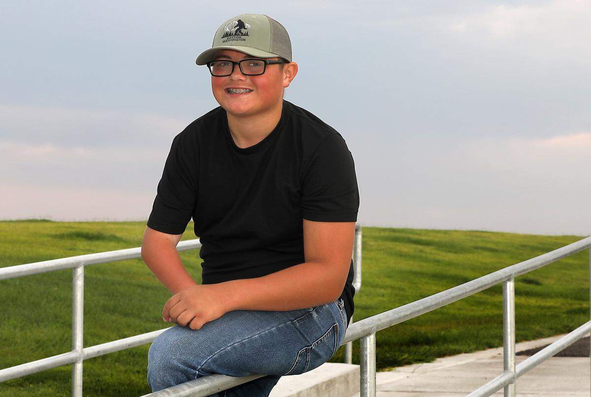 Hunter Aagaard, who defied doctor's prediction of surviving a difficult birth, recently celebrated his 14th birthday and is going into the 8th grade at Ray Reynolds Middle School in Pasco.