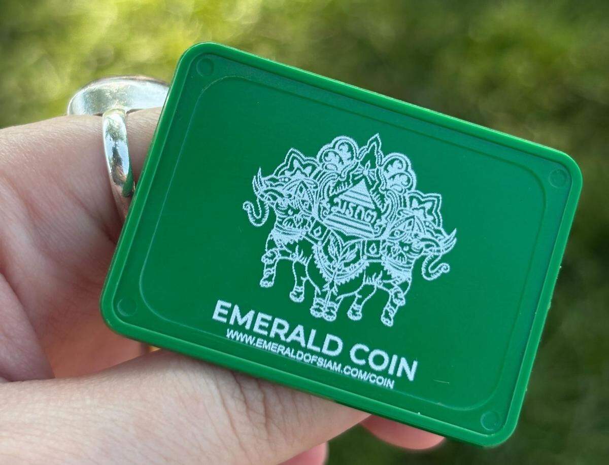 The beer and wine garden through The Emerald of Siam at Live@5 uses a token system for easy drink purchases.